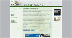 Desktop Screenshot of ismaskinen.dk